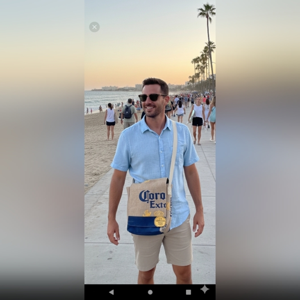 CORONA Messenger Woven bag 24 cans